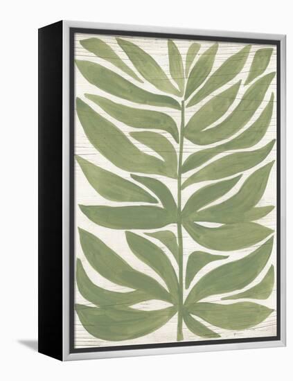 Driftwood Palm Leaf II-June Vess-Framed Stretched Canvas