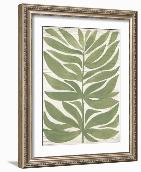 Driftwood Palm Leaf II-June Vess-Framed Art Print