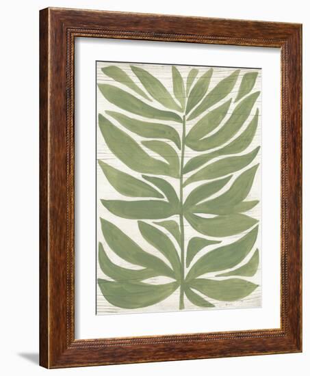 Driftwood Palm Leaf II-June Vess-Framed Art Print