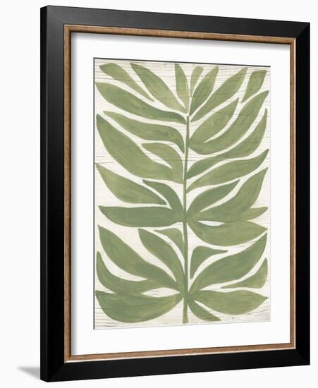 Driftwood Palm Leaf II-June Vess-Framed Art Print