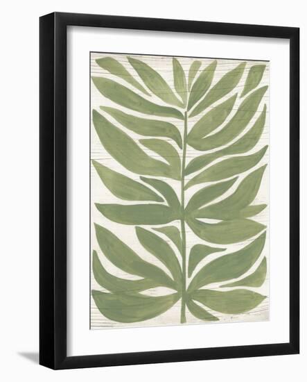 Driftwood Palm Leaf II-June Vess-Framed Art Print