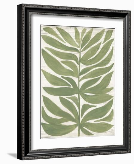 Driftwood Palm Leaf II-June Vess-Framed Art Print