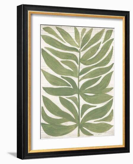 Driftwood Palm Leaf II-June Vess-Framed Art Print