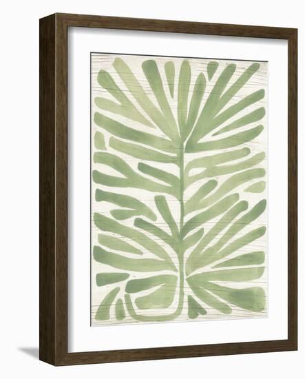 Driftwood Palm Leaf IV-June Vess-Framed Art Print