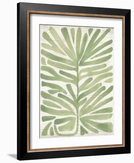 Driftwood Palm Leaf IV-June Vess-Framed Art Print