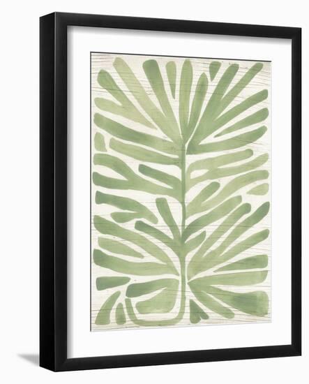 Driftwood Palm Leaf IV-June Vess-Framed Art Print