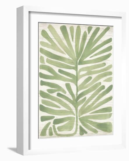 Driftwood Palm Leaf IV-June Vess-Framed Art Print