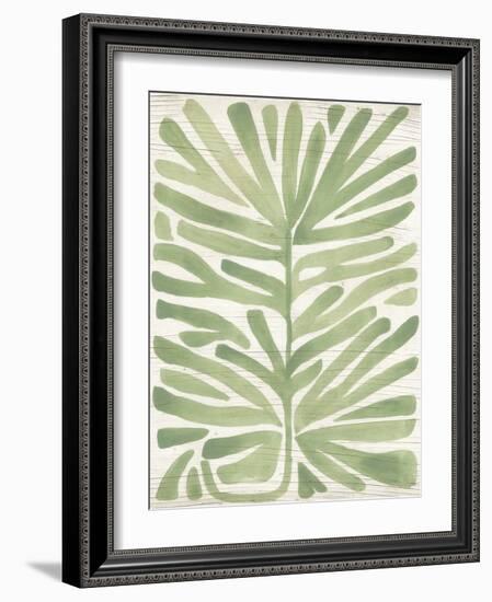 Driftwood Palm Leaf IV-June Vess-Framed Art Print