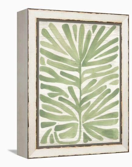 Driftwood Palm Leaf IV-June Vess-Framed Stretched Canvas