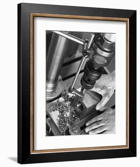 Drill Press, Sheffield, South Yorkshire, 1965-Michael Walters-Framed Photographic Print