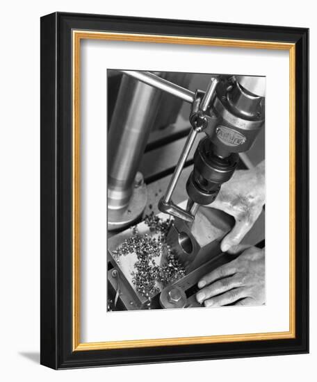 Drill Press, Sheffield, South Yorkshire, 1965-Michael Walters-Framed Photographic Print