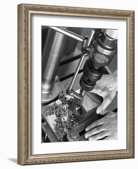 Drill Press, Sheffield, South Yorkshire, 1965-Michael Walters-Framed Photographic Print