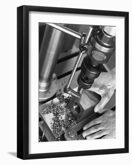 Drill Press, Sheffield, South Yorkshire, 1965-Michael Walters-Framed Photographic Print