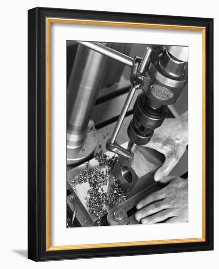 Drill Press, Sheffield, South Yorkshire, 1965-Michael Walters-Framed Photographic Print