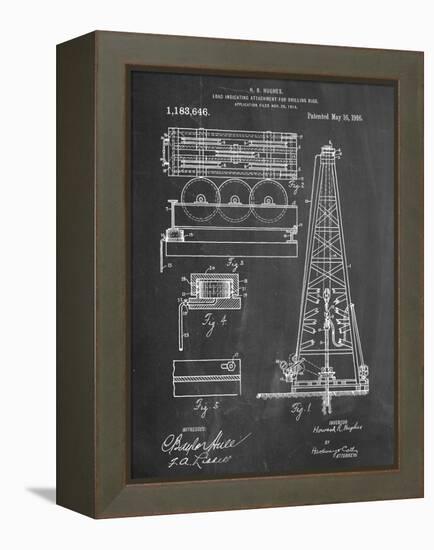 Drilling Rig Patent-null-Framed Stretched Canvas