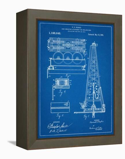 Drilling Rig Patent-null-Framed Stretched Canvas