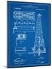Drilling Rig Patent-null-Mounted Art Print