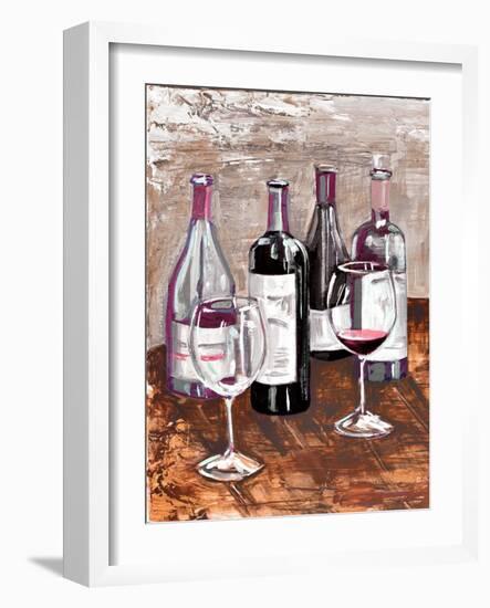 Drink at the Wine Bar-Heather A. French-Roussia-Framed Art Print