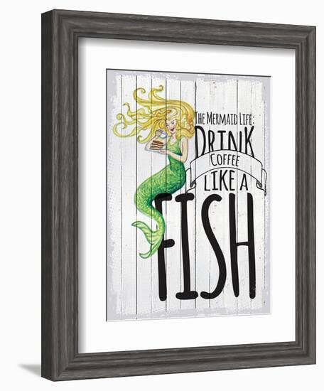 Drink Coffee-null-Framed Giclee Print