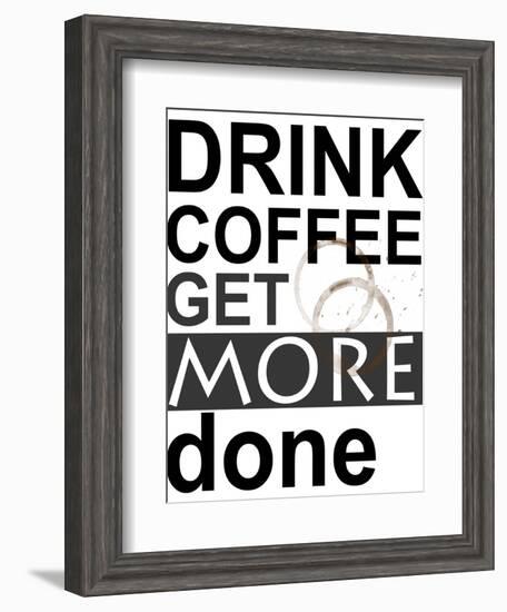 Drink Coffee-Jan Weiss-Framed Art Print