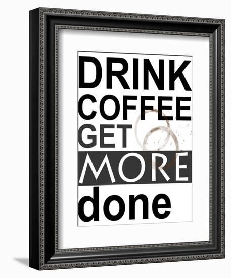 Drink Coffee-Jan Weiss-Framed Art Print