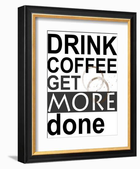 Drink Coffee-Jan Weiss-Framed Art Print