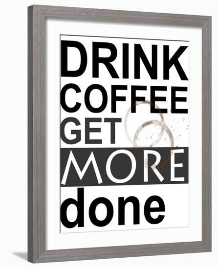 Drink Coffee-Jan Weiss-Framed Art Print