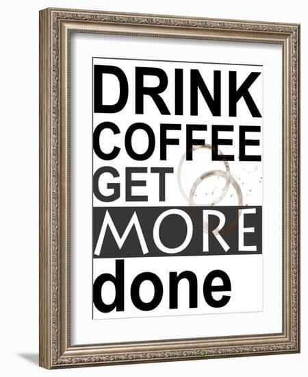 Drink Coffee-Jan Weiss-Framed Art Print