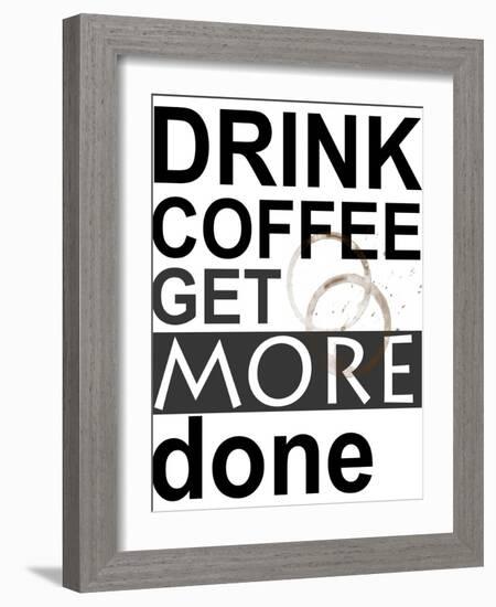 Drink Coffee-Jan Weiss-Framed Art Print