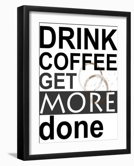 Drink Coffee-Jan Weiss-Framed Art Print