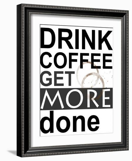 Drink Coffee-Jan Weiss-Framed Art Print