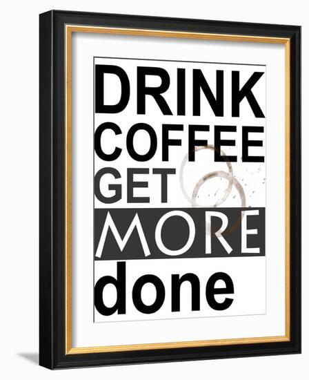 Drink Coffee-Jan Weiss-Framed Art Print