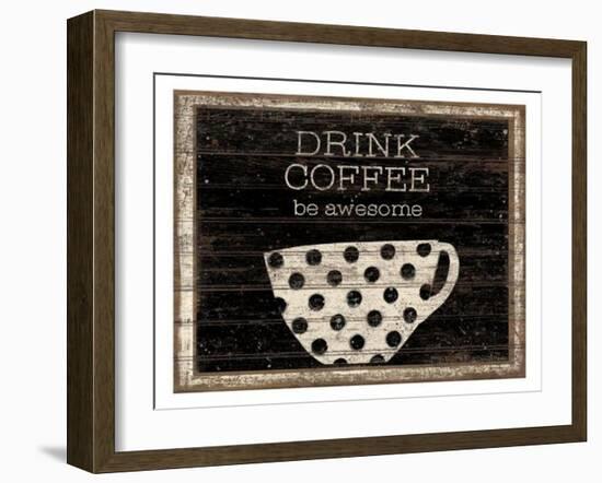 Drink Coffee-Dan Dipaolo-Framed Art Print