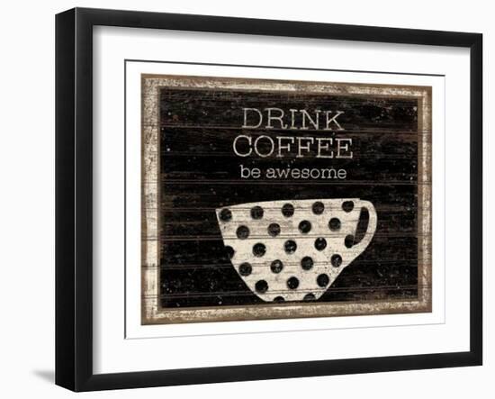 Drink Coffee-Dan Dipaolo-Framed Art Print