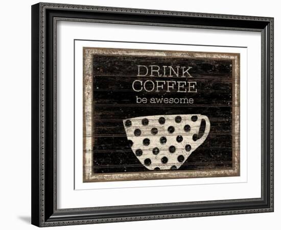 Drink Coffee-Dan Dipaolo-Framed Art Print