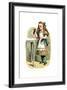"Drink Me" Alice in Wonderland by John Tenniel-Piddix-Framed Art Print