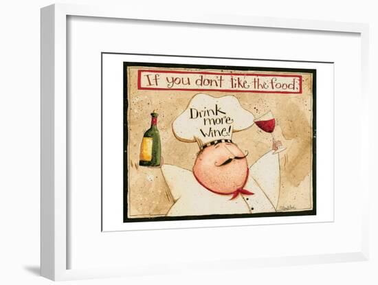 Drink More Wine-Dan Dipaolo-Framed Art Print