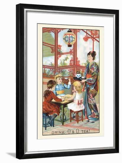 Drink O and O Tea!-null-Framed Art Print