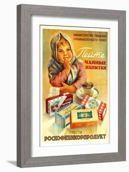 Drink Tea-null-Framed Art Print