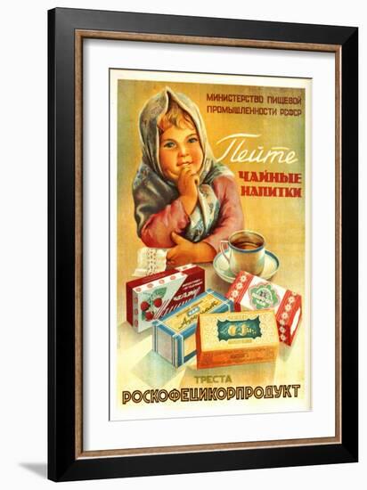 Drink Tea-null-Framed Art Print