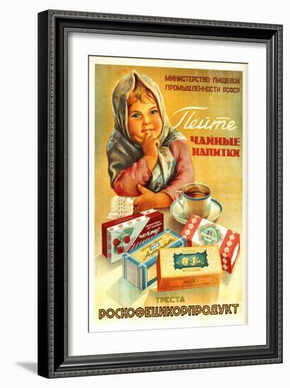 Drink Tea-null-Framed Art Print