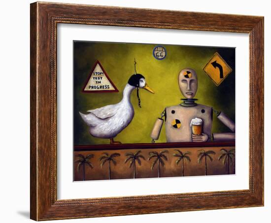 Drink Test Dummy-Leah Saulnier-Framed Giclee Print