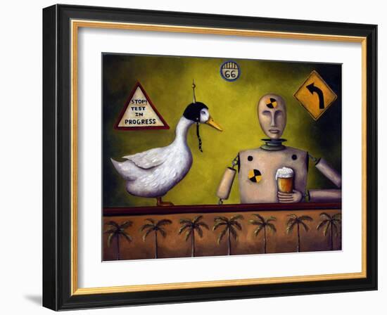 Drink Test Dummy-Leah Saulnier-Framed Giclee Print