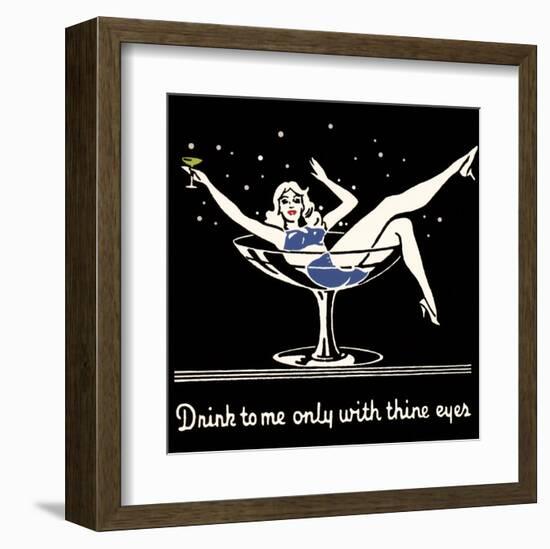 Drink to Me Only with Thine Eyes-null-Framed Art Print