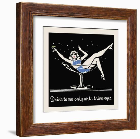 Drink to Me Only with Thine Eyes-null-Framed Giclee Print