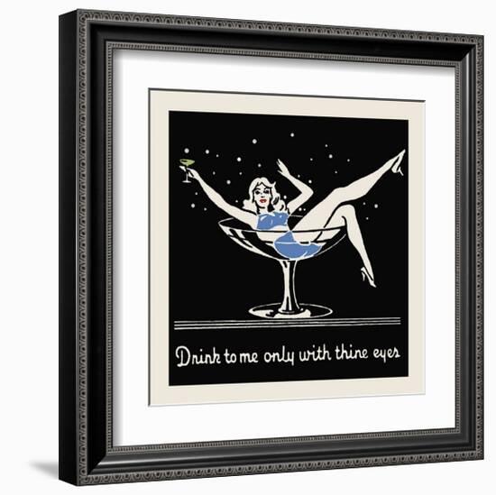Drink to Me Only with Thine Eyes-null-Framed Giclee Print