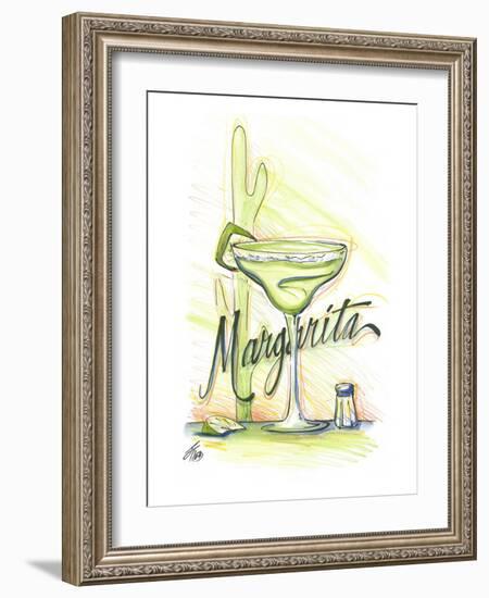 Drink up...Margarita-Jay Throckmorton-Framed Art Print