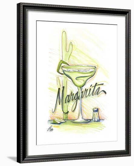 Drink up...Margarita-Jay Throckmorton-Framed Art Print