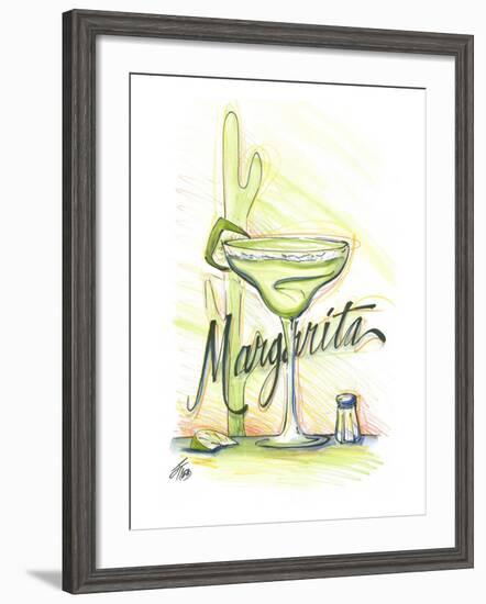 Drink up...Margarita-Jay Throckmorton-Framed Art Print