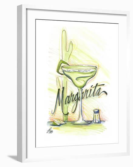 Drink up...Margarita-Jay Throckmorton-Framed Art Print